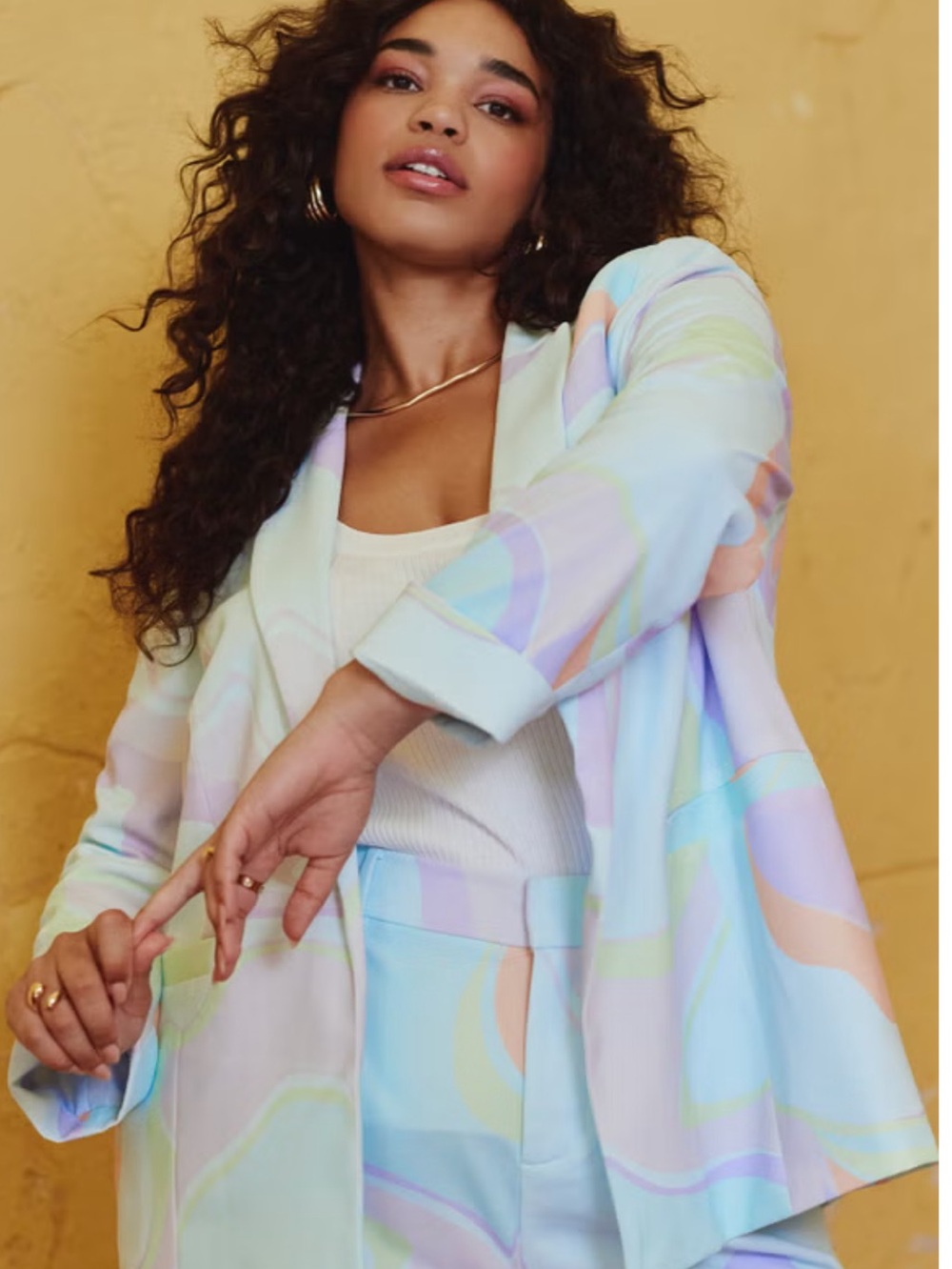 Relaxed Eloquii Jacket Multicolored size 26